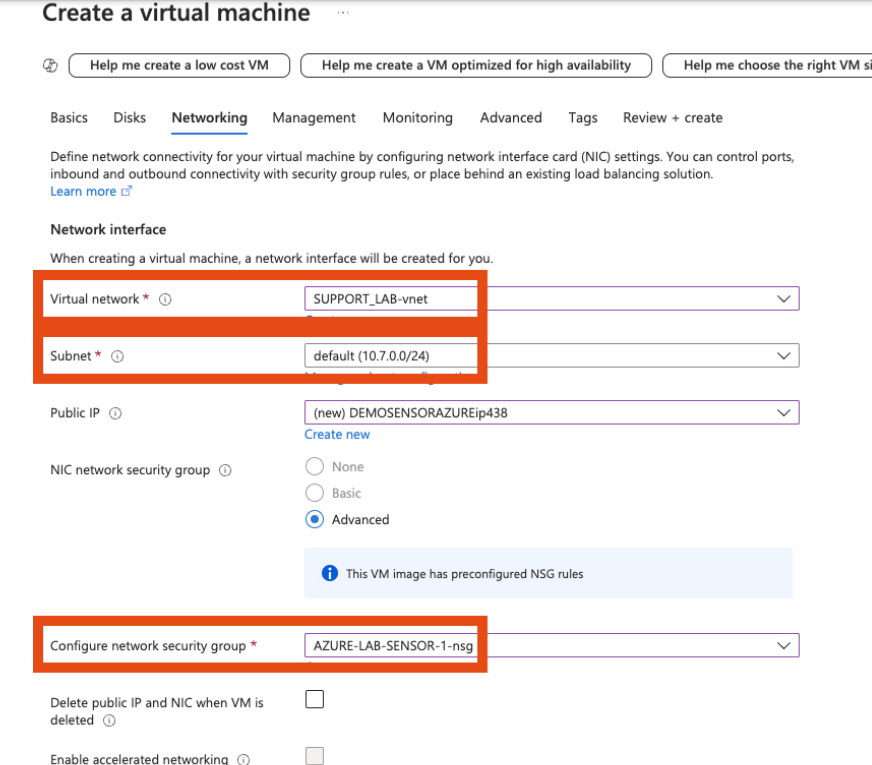 How to redeploy an Azure sensor with the same IP | LevelBlue Success Center